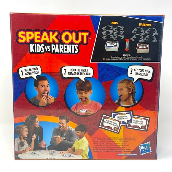 Speak Out Kids vs Parents Game Family Party Limited Edition New & Factory Sealed - Picture 2 of 6